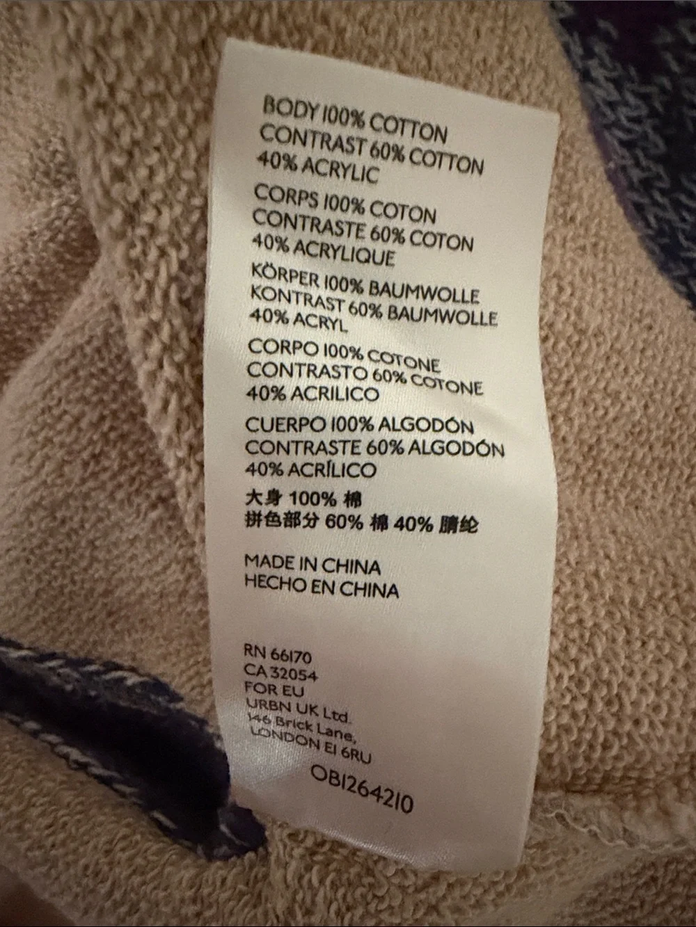 Free People Lazy Daze Pieced Hoodie in Kaleidoscope Combo